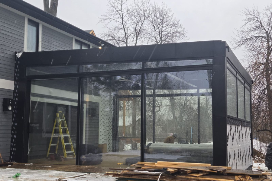 Glass box at Monterial - Canada